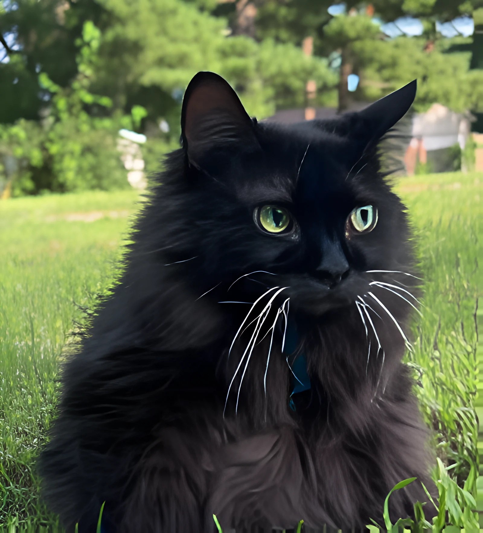 Meemers portrait in the garden